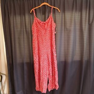 NEW WUTH TAGS 🏷 OLD NAVY RED JUMPSUIT